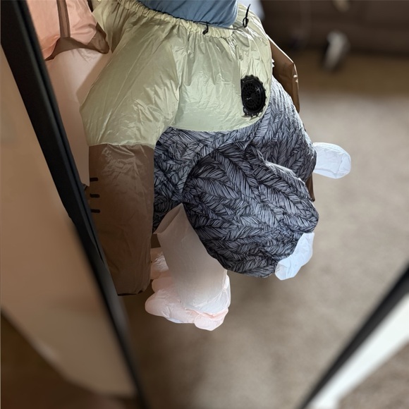 Spirit Halloween Adult Inflatable Ostrich Ride-Along Costume One Size - Picture 4 of 8